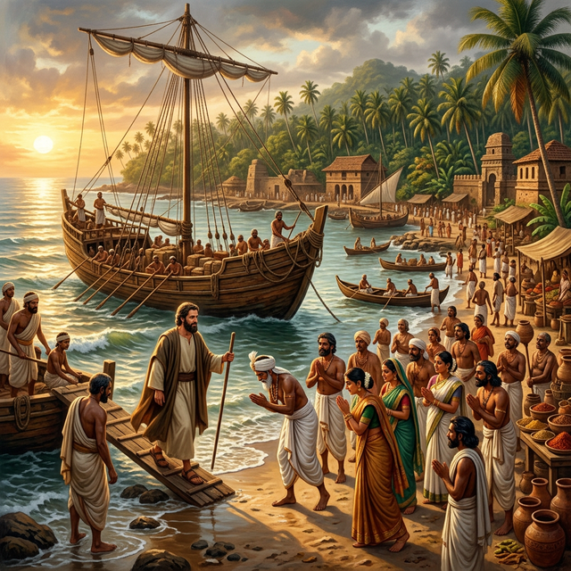Arrival of St. Thomas